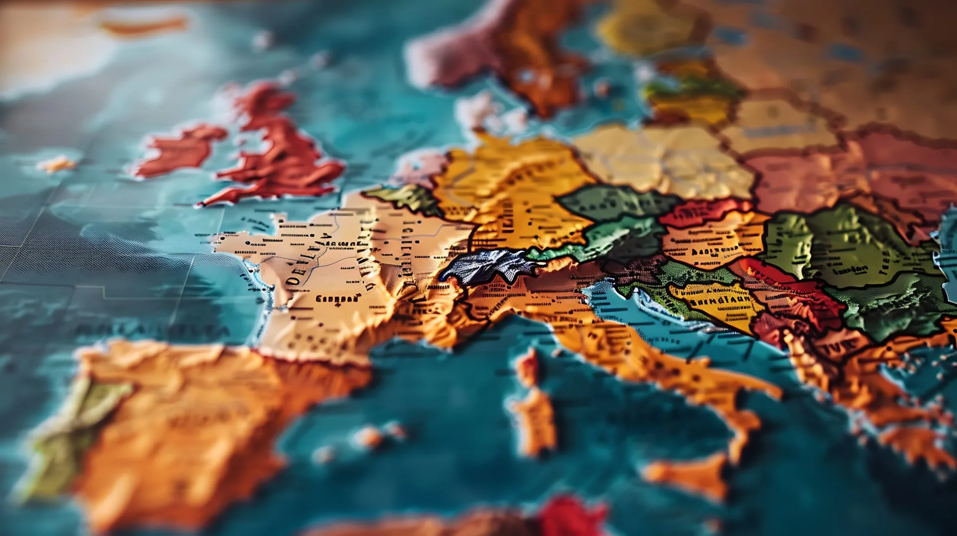 World map with travel routes